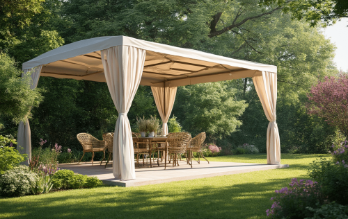 Terrassenpavillon wasserdicht Test: Die 5 besten (Bestenliste)